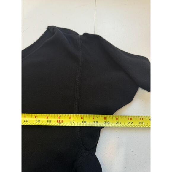 Tienda Ho Shirt Womens One Size Black Tunic Asymmetrical Rayon Cotton Whimsigoth - Picture 8 of 10